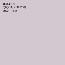 #D3C8D0 - Maverick Color Image