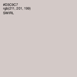 #D3C9C7 - Swirl Color Image