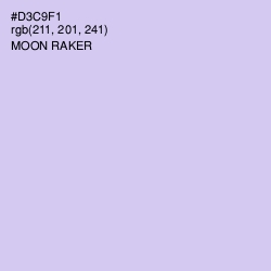 #D3C9F1 - Moon Raker Color Image