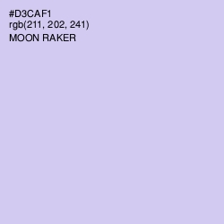#D3CAF1 - Moon Raker Color Image