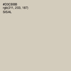 #D3CBBB - Sisal Color Image