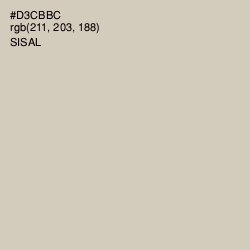 #D3CBBC - Sisal Color Image