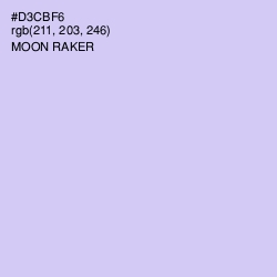 #D3CBF6 - Moon Raker Color Image