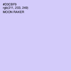 #D3CBF9 - Moon Raker Color Image