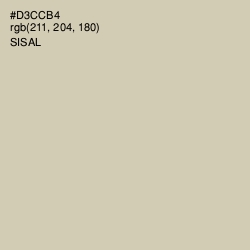 #D3CCB4 - Sisal Color Image