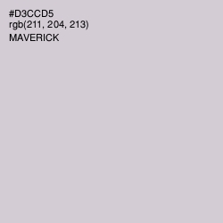 #D3CCD5 - Maverick Color Image