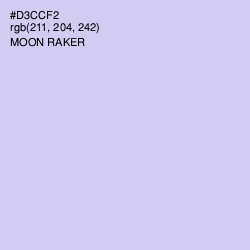 #D3CCF2 - Moon Raker Color Image