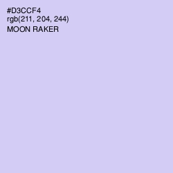 #D3CCF4 - Moon Raker Color Image