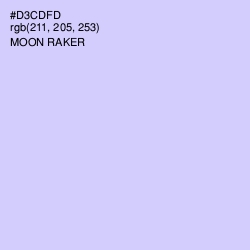 #D3CDFD - Moon Raker Color Image