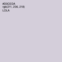 #D3CEDA - Lola Color Image
