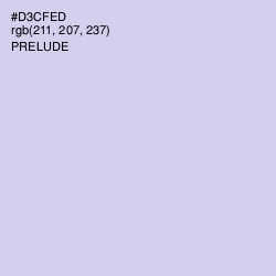 #D3CFED - Prelude Color Image