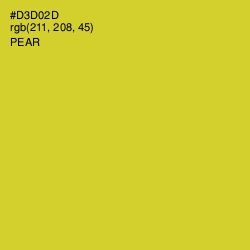 #D3D02D - Pear Color Image