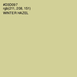 #D3D097 - Winter Hazel Color Image