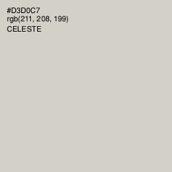 #D3D0C7 - Celeste Color Image