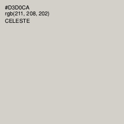 #D3D0CA - Celeste Color Image