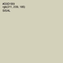#D3D1B9 - Sisal Color Image