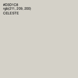 #D3D1C8 - Celeste Color Image