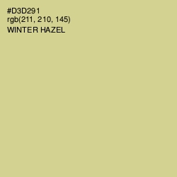 #D3D291 - Winter Hazel Color Image