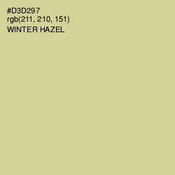 #D3D297 - Winter Hazel Color Image