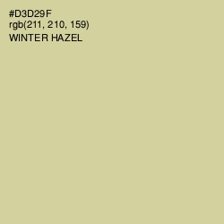 #D3D29F - Winter Hazel Color Image