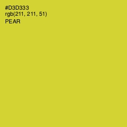 #D3D333 - Pear Color Image