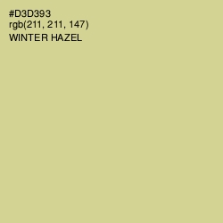 #D3D393 - Winter Hazel Color Image