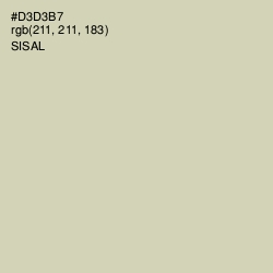 #D3D3B7 - Sisal Color Image