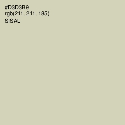 #D3D3B9 - Sisal Color Image