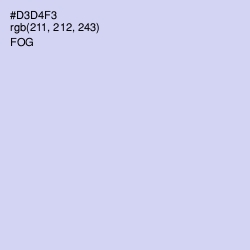 #D3D4F3 - Fog Color Image