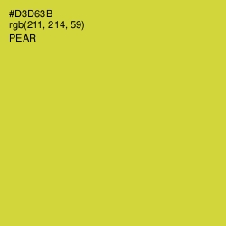 #D3D63B - Pear Color Image