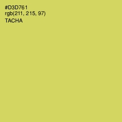 #D3D761 - Tacha Color Image