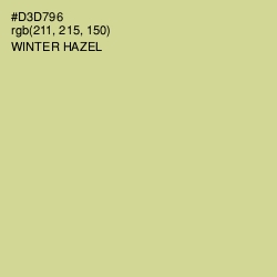 #D3D796 - Winter Hazel Color Image