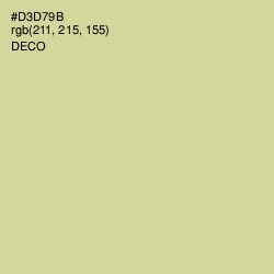 #D3D79B - Deco Color Image