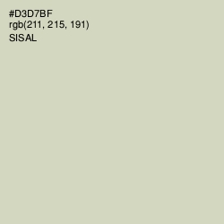 #D3D7BF - Sisal Color Image