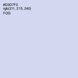 #D3D7F0 - Fog Color Image