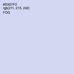 #D3D7F2 - Fog Color Image