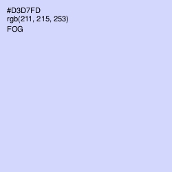 #D3D7FD - Fog Color Image