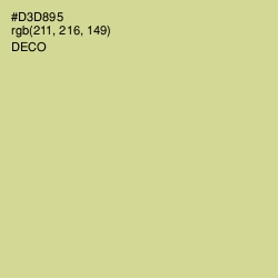 #D3D895 - Deco Color Image