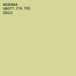 #D3D898 - Deco Color Image