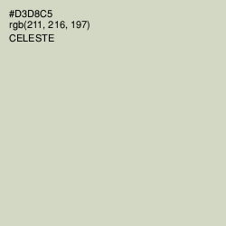 #D3D8C5 - Celeste Color Image