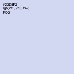 #D3D8F2 - Fog Color Image