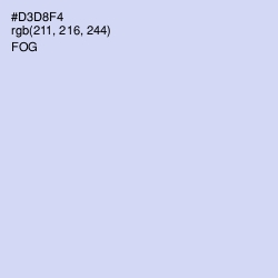 #D3D8F4 - Fog Color Image