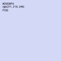#D3D8F6 - Fog Color Image