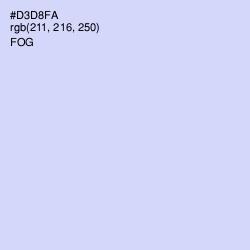 #D3D8FA - Fog Color Image