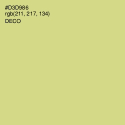 #D3D986 - Deco Color Image