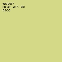 #D3D987 - Deco Color Image