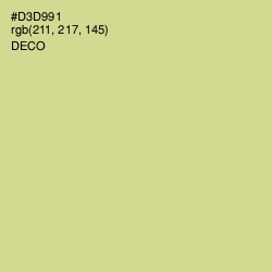 #D3D991 - Deco Color Image