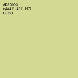 #D3D993 - Deco Color Image