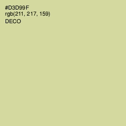 #D3D99F - Deco Color Image