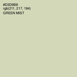 #D3D9B8 - Green Mist Color Image